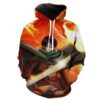 Eren Vs Titan Battle Attack On Titan Hoodie 3D 0