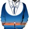 Evangelion Print Cosplay With Front Pocket Sport All Over Print Hoodie 3D 3 Evangelion Print Cosplay With Front Pocket Sport All Over Print Hoodie 3D 3 0