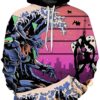 Evangelion Print Cosplay With Front Pocket Sport All Over Print Hoodie 3D 5 Evangelion Print Cosplay With Front Pocket Sport All Over Print Hoodie 3D 5 0