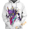 Evangelion Unit-01 Hoodie 3D Evangelion Unit01 Hoodie 3D 0