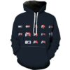 Evolution Of The Game Controller Nintendo Playstation Xbox Hoodie 3D Evolution Of The Game Controller Nintendo Playstation Xbox Hoodie 3D 0