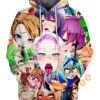 Facial Expression Ahegao Hoodie 3D 0