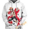 Fire Fist Ace Sport All Over Print Hoodie 3D Fire Fist Ace Sport All Over Print Hoodie 3D 0