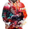 Fire Wheel Tanjiro Kamado Hoodie 3D Fire Wheel Tanjiro Kamado Hoodie 3D 0