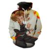 Flame Pillar Rengoku Demon Slayers Hoodie 3D 0