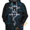 Flamels Cross Hoodie 3D 0