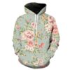 Floral Flower Awesome Flower Hoodie 3D Floral Flower Awesome Flower Hoodie 3D 0