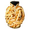 French Fries Funny French Fry Food Hoodie 3D 0