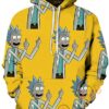 Funny Cartoon Cosplay Print Pullover With Front Pocket All Over Print Hoodie 3D Funny Cartoon Cosplay Print Pullover With Front Pocket All Over Print Hoodie 3D 0