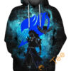 Gajeel Redfox Galaxy Warrior Hoodie 3D 0