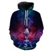 Galaxy Hopscotch Epic Fantasy Hoodie 3D 0