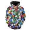 Gaming Dice Table Top Dice Hoodie 3D 0