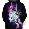 Gatomon Digimon Hoodie 3D 0