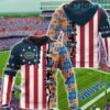 Gators Hoodie 3D USA Flag Stitches Logo Florida Gators Gift 0