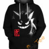 Gengar Black And White Hoodie 3D 0