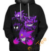 Gengar Ghost Evolution Hoodie 3D 0