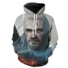 Geralt Face Witcher Geralt Hoodie 3D 0