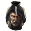 Geralt Witcher Geralt Face Gaming Hoodie 3D 0