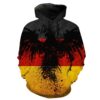 German Flag Epic German Flag Hoodie 3D 0