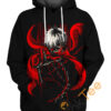 Ghostly Kaneki Ken Hoodie 3D 0