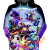 Ghostlymon Pokemon Hoodie 3D Ghostlymon Pokemon Hoodie 3D 0
