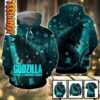 Godzilla Monster 3D Hoodie 0