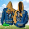 Gold Coast Titans 3D Hoodie NRL Custom Name 3D All Over Printed Hoodie 1