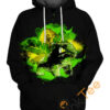 Grass Type Inspired Pokemon Hoodie 3D Grass Type Inspired Pokemon Hoodie 3D 0