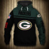 Green Bay Packers 3D Skull Hoodie Pullover Zip Hoodie for Fans Green Bay Packers 3D Skull Hoodie Pullover Zip Hoodie for Fans 0