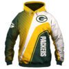Green Bay Packers 3D Zip Hoodie Zip Hoodie Pullover Nfl 0