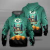 Green Bay Packers Halloween 3D Hoodie Zipper Hoodie 0
