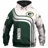 Green Bay Packers Hoodie 3D One Way Zip Hoodie Green Bay Packers Hoodie 3D One Way Zip Hoodie 0