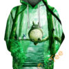 Green Path In Totoro Hoodie 3D Green Path In Totoro Hoodie 3D 0