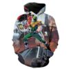 Green Power Ranger Mighty Morphing Power Rangers Hoodie 3D Green Power Ranger Mighty Morphing Power Rangers Hoodie 3D 0