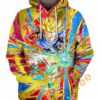 Growth Super Saiyan Trunks Hoodie 3D 0