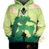 Gundam Barbatose Mikazuki Hoodie 3D 0