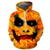 Halloween Clown Face 3D Hoodie Zipper Hoodie 0