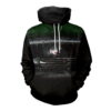 Halloween Pennywise Clown Print 3D Hoodie Zipper Hoodie 0