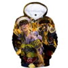 Halloween Zombie Print Unisex 3D Hoodie Zipper Hoodie 0