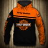Harley Davidson Hoodie 3D Zip Hoodie Cute Custom Gift Zip Hoodie for Fans 0