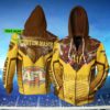 Hawthorn Football Club Afl Lightning Mascot 3D Hoodie Custom Name 3D All Over Print Hoodie 1