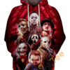 Horror Movie Killers Hoodie 3D Horror Movie Killers Hoodie 3D 0