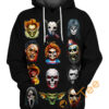 Horror Sticker Tattoos Hoodie 3D Horror Sticker Tattoos Hoodie 3D 0