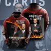 House Of Cards Custom Sport All Over Print Hoodie 3D 0