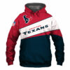 Houston Texans Hoodie 3D Zip Hoodie Houston Texans Hoodie 3D Zip Hoodie 0