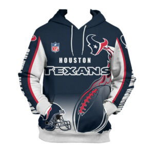 Houston Texans Hoodie 3D Zip Hoodie Cute Flame Balls Graphic Gifts for Fans 0