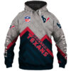 Houston Texans Hoodie 3D Zip Hoodie Pullover Size S5Xl 0