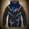Houston Texans Hoodie Lightning Graphic Gifts for Fans Houston Texans Hoodie Lightning Graphic Gifts for Fans 0
