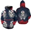 Houston Texans Hoodie Skull for Halloween Graphic 0