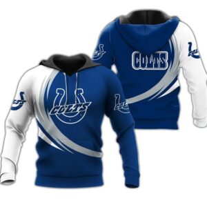 Indianapolis Colts Hoodie Curve Graphic Gifts for Fans 0